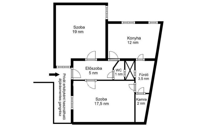 Eladó téglalakás, Budapesten, VIII. kerületben 63.99 M Ft