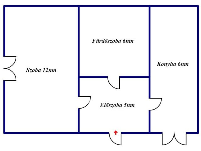 Eladó családi ház, Encsen 5.5 M Ft, 1 szobás