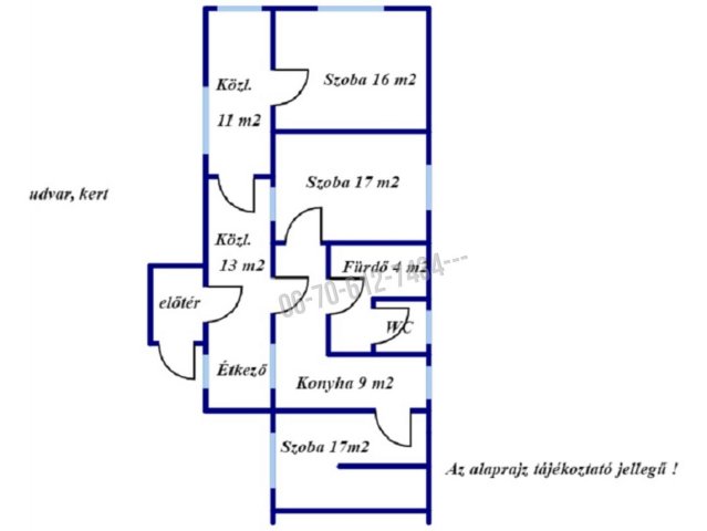 Eladó családi ház, Hatvanban 15.5 M Ft, 3 szobás