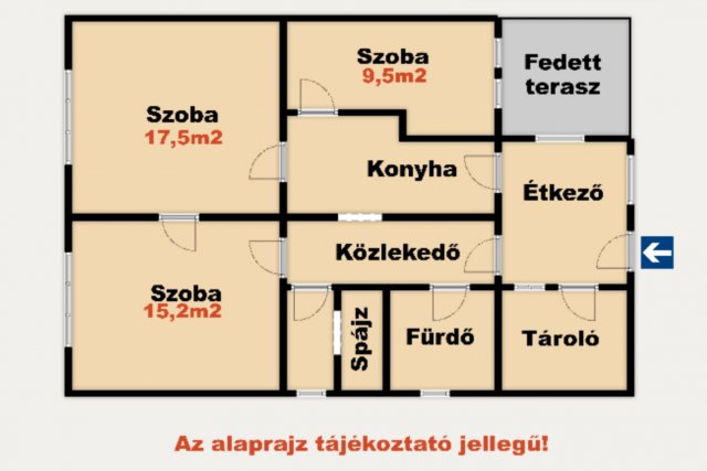 Eladó családi ház, Csikérián 16 M Ft, 3 szobás