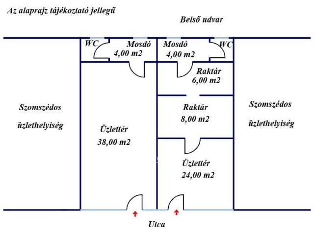 Kiadó üzlethelyiség, Békéscsabán 260 E Ft / hó