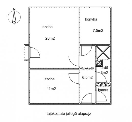 Eladó téglalakás, Nagykanizsán 15.6 M Ft, 1+1 szobás