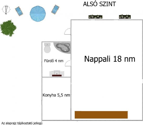 Eladó nyaraló, Délegyházán 38 M Ft, 1+2 szobás