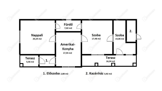 Eladó családi ház, Sajószentpéteren 46.99 M Ft, 3 szobás