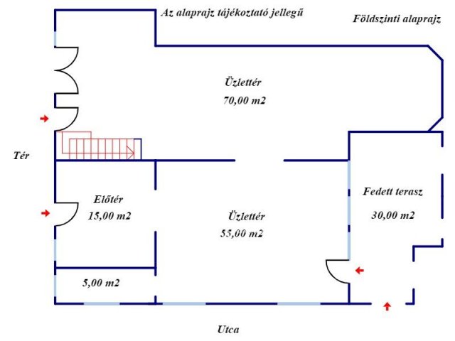 Eladó üzlethelyiség, Békéscsabán 59.9 M Ft