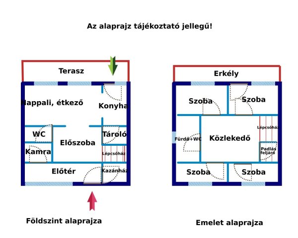 Eladó sorház, Mágocson 27 M Ft, 3+2 szobás
