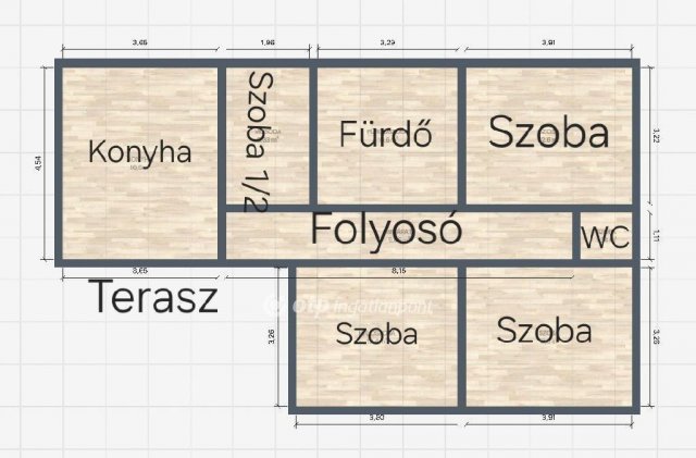 Eladó családi ház, Cibakházán 35 M Ft, 3+1 szobás
