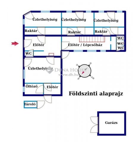 Eladó üzlethelyiség, Gyálon, Iglói utcában 139 M Ft, 4 szobás