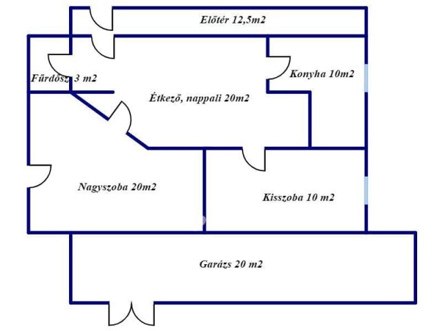 Eladó családi ház, Debrecenben 25 M Ft, 3 szobás