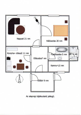 Eladó családi ház, Szobon 39.9 M Ft, 2 szobás