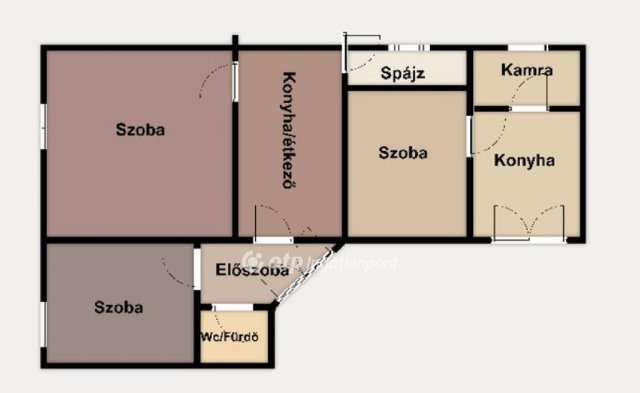 Eladó családi ház, Konyáron 15 M Ft, 2 szobás
