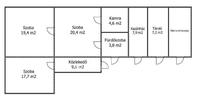 Eladó családi ház, Fábiánsebestyénben 9.9 M Ft, 3 szobás