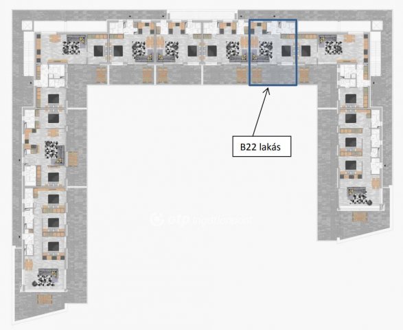 Eladó téglalakás, Tiszafüreden 52.5 M Ft, 1 szobás