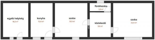 Eladó családi ház, Száron 45 M Ft, 2 szobás