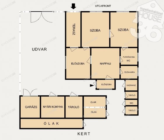 Eladó családi ház, Kecskeméten 29.9 M Ft, 3 szobás