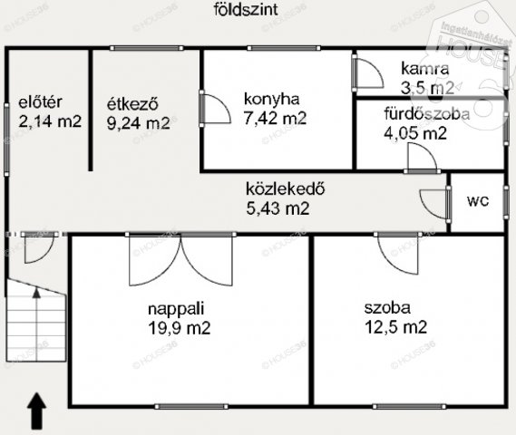 Eladó családi ház, Kiskőrösön 83.2 M Ft, 5 szobás