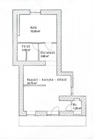 Eladó téglalakás, Budapesten, II. kerületben 94.5 M Ft, 2 szobás