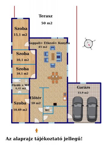 Eladó családi ház, Hernádon 34.9 M Ft, 5 szobás