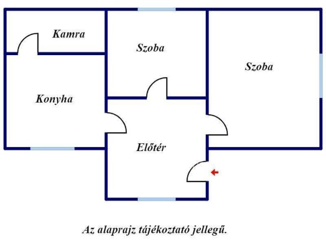 Eladó családi ház, Törökszentmiklóson 5.9 M Ft, 2 szobás