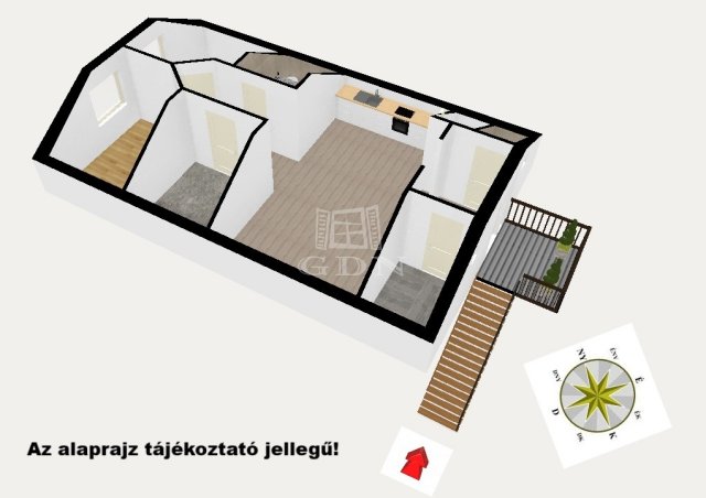Eladó téglalakás, Üllőn 57.9 M Ft, 1+3 szobás