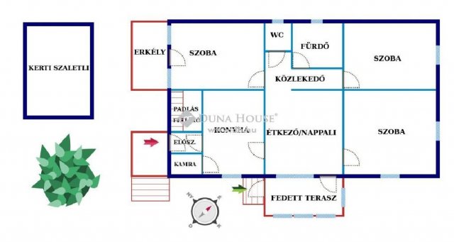 Eladó családi ház, Kecskeméten 56.9 M Ft, 3 szobás