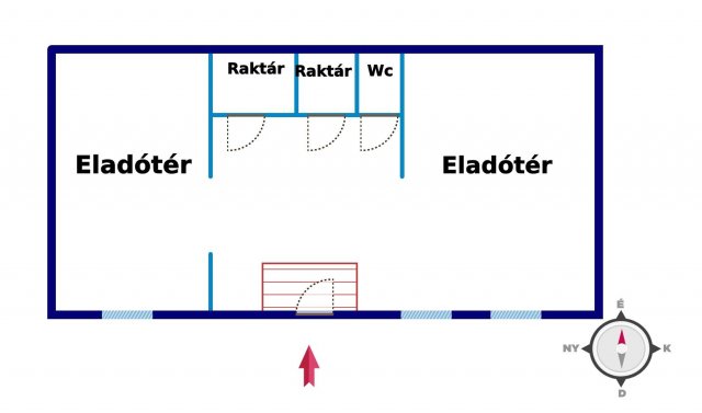 Eladó üzlethelyiség, Nyíregyházán 40 M Ft