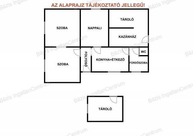 Eladó családi ház, Madarason 11.9 M Ft, 2 szobás