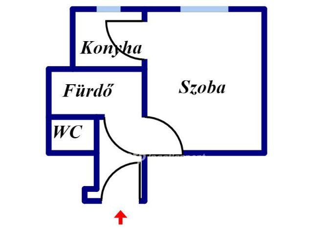Eladó téglalakás, Kazincbarcikán 11.5 M Ft, 1 szobás