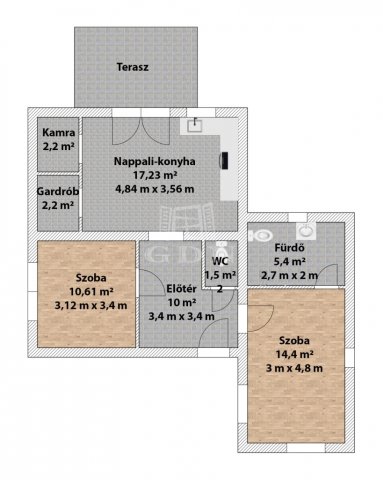 Eladó családi ház, Gyömrőn 75 M Ft, 6 szobás