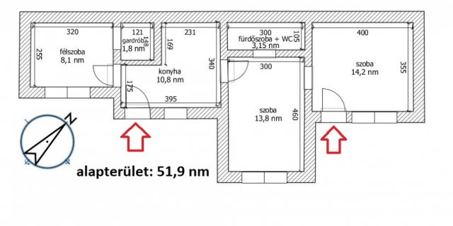 Eladó családi ház, XVIII. kerületben, Szélső utcában