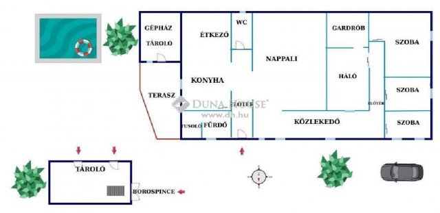 Eladó családi ház, Mendén 153 M Ft, 4 szobás