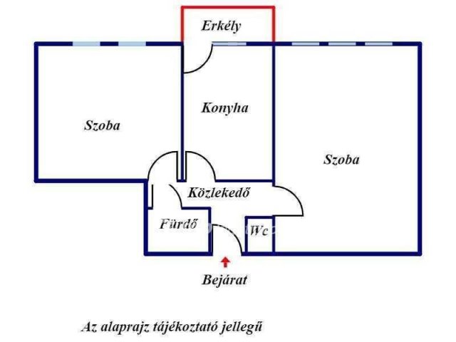 Eladó téglalakás, Kecskeméten 52.3 M Ft, 2 szobás