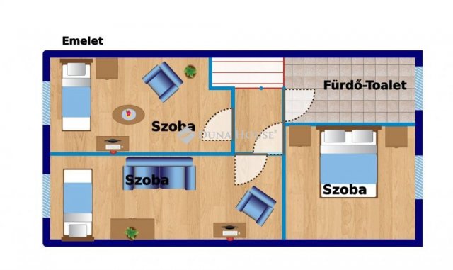 Eladó sorház, Szajkon 69 M Ft, 4 szobás / költözzbe.hu