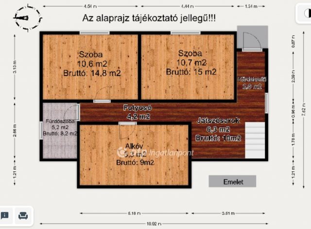 Eladó családi ház, Nyúlon, Szabadság utcában 74.99 M Ft