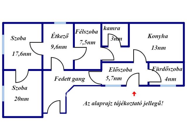 Eladó családi ház, Kunhegyesen 10.5 M Ft, 2+1 szobás