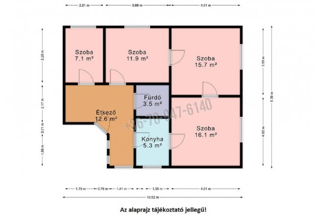 Eladó családi ház, Sarkadon 13.5 M Ft, 4 szobás