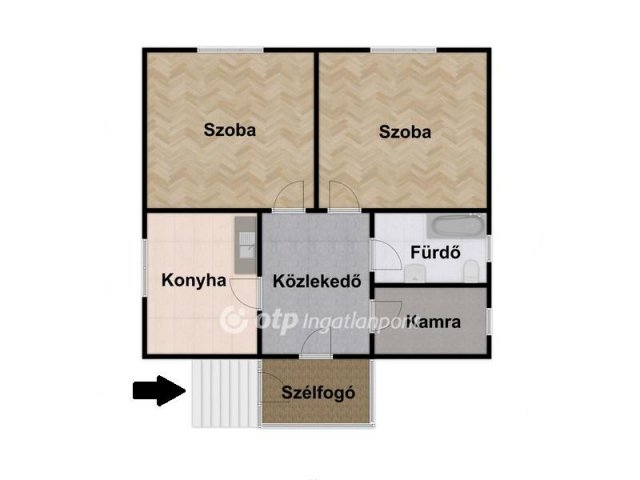 Eladó családi ház, Debrecenben 55 M Ft, 2 szobás
