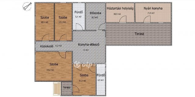 Eladó családi ház, Szalkszentmártonon 43 M Ft, 4 szobás