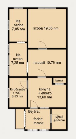 Eladó családi ház, Jászkisérén 12.5 M Ft, 1+2 szobás