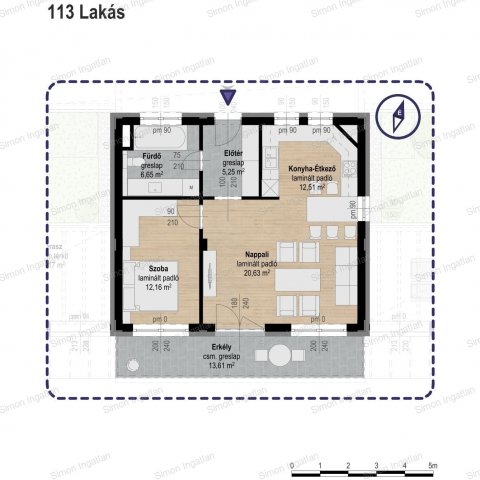Eladó téglalakás, Kecskeméten 83.2 M Ft, 1 szobás