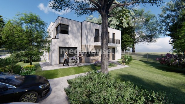 Eladó ikerház, Budaörsön 220 M Ft, 5+2 szobás