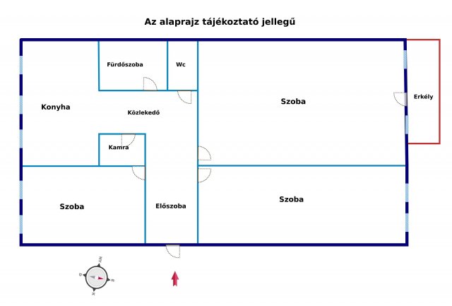 Eladó téglalakás, Debrecenben 56 M Ft, 3 szobás