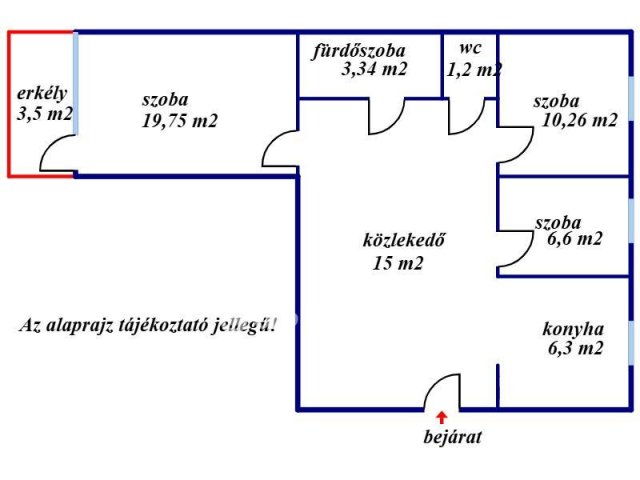 Eladó téglalakás, Kecskeméten 45.99 M Ft, 2+1 szobás