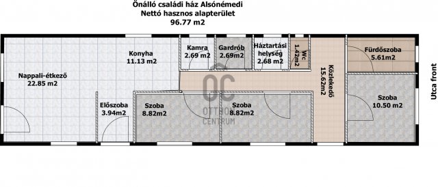 Eladó családi ház, Alsónémediben 78.5 M Ft, 4 szobás