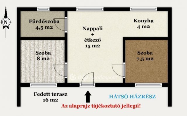 Eladó ikerház, Kiskunlacházán 39.9 M Ft, 1+2 szobás