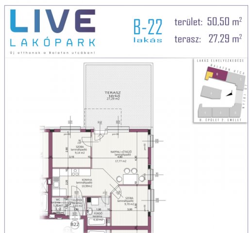 Eladó téglalakás, Kecskeméten 78.9 M Ft, 3 szobás