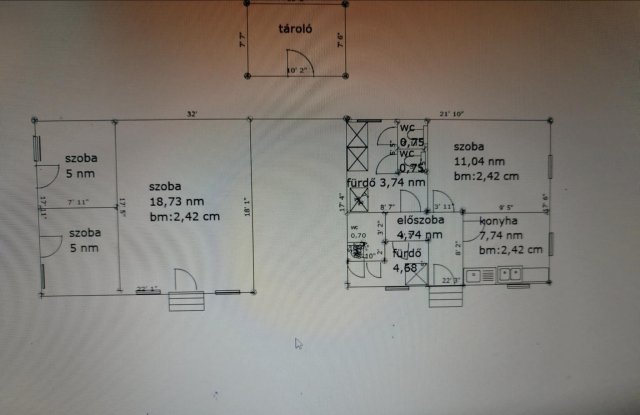 Eladó nyaraló, Mátraterenyén 7.7 M Ft, 2+2 szobás