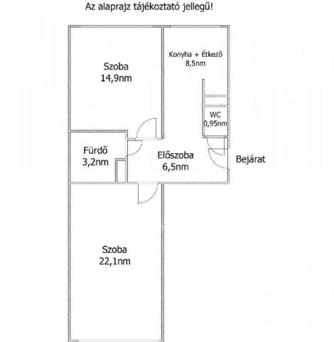 Eladó téglalakás, Budapesten, XX. kerületben 49.9 M Ft, 2 szobás