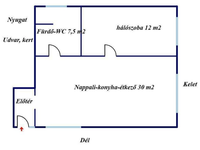 Eladó családi ház, Nyírtelken 32 M Ft, 2 szobás