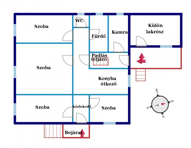 Eladó családi ház, Kéthelyen 25 M Ft, 5 szobás